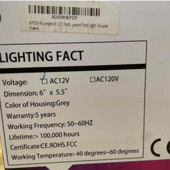 Two (2) - Waterproof 12V 40W LED Color Changing Pool Light Bulbs - Picture 3 of 8